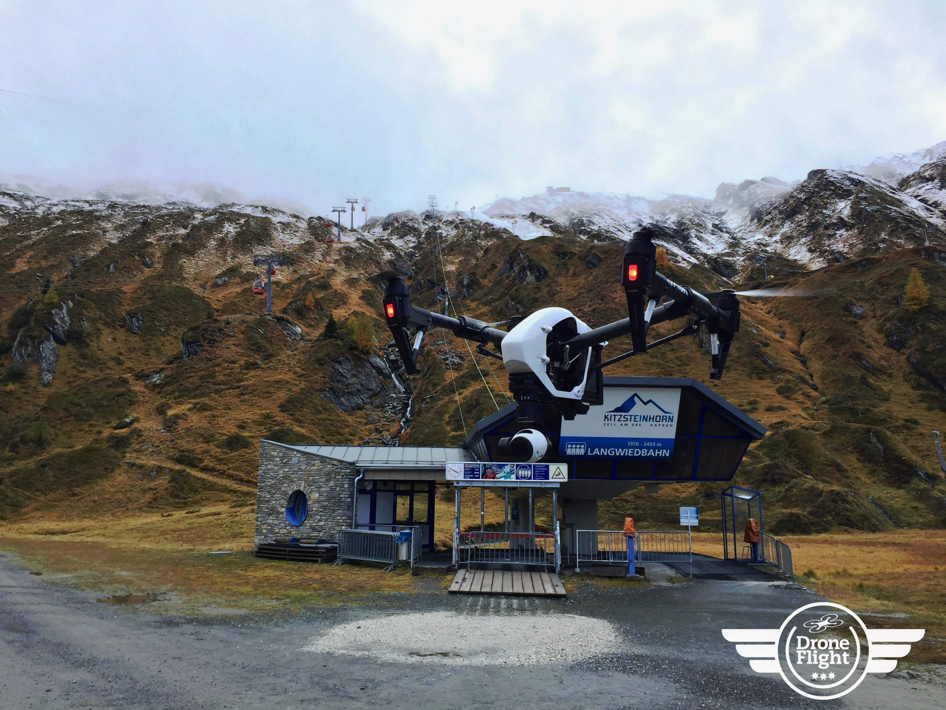Drone-Flight Alps Alpen